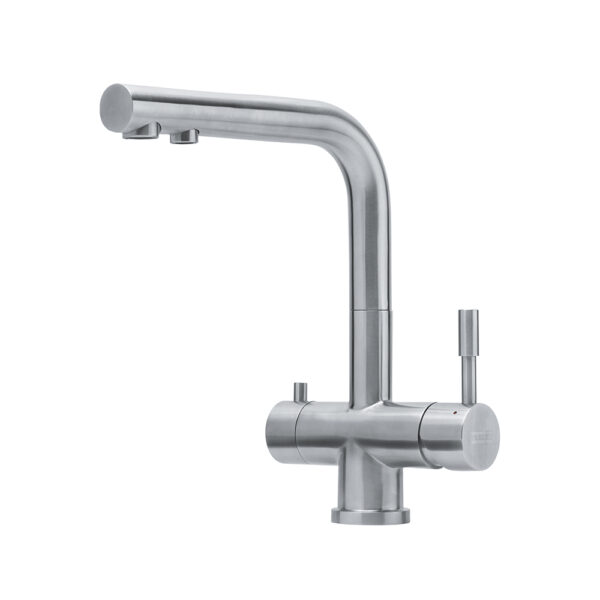 Трипътен смесител Franke Atlas Clear Spout, сатениран инокс