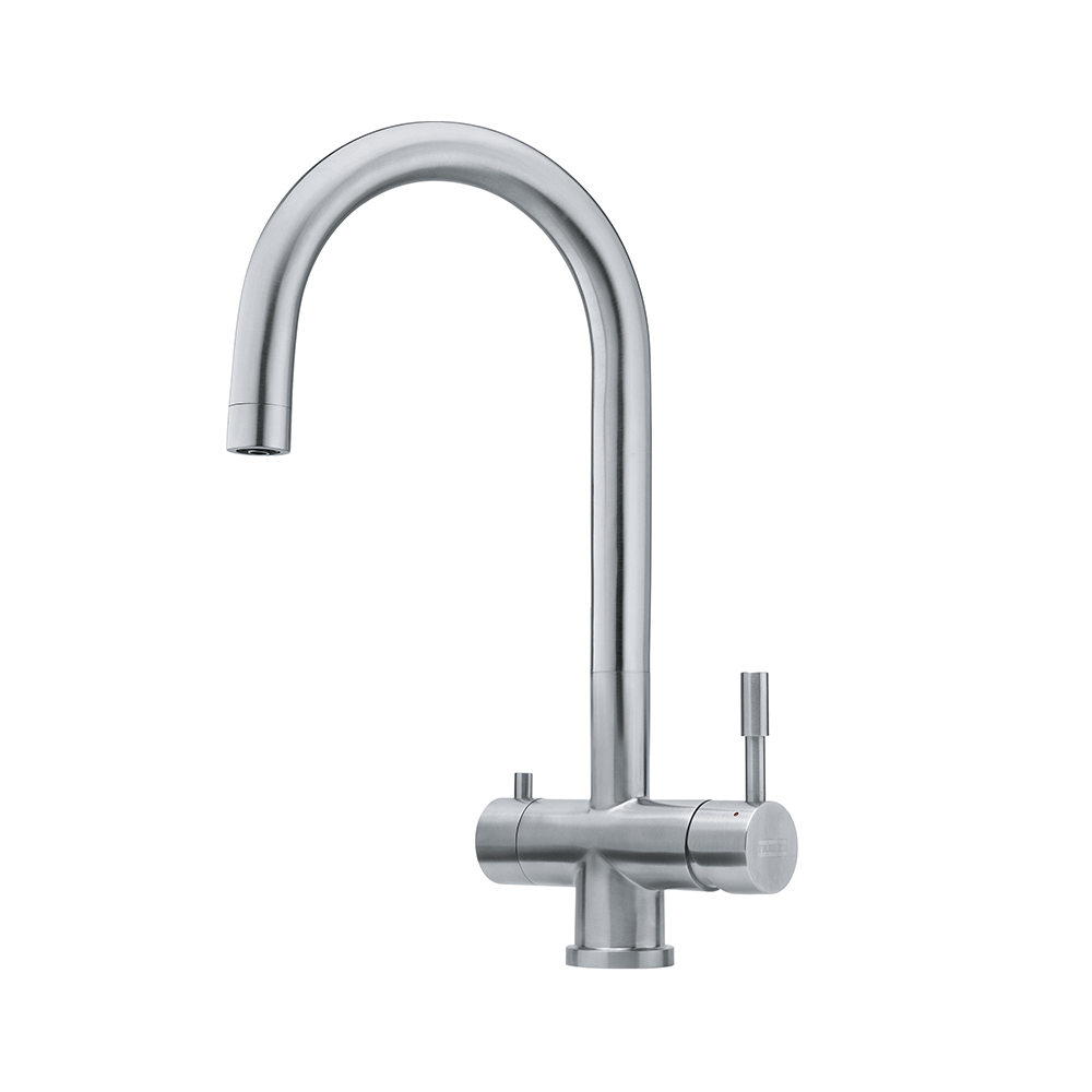 Трипътен смесител Franke Eos Clear Spout, сатениран инокс